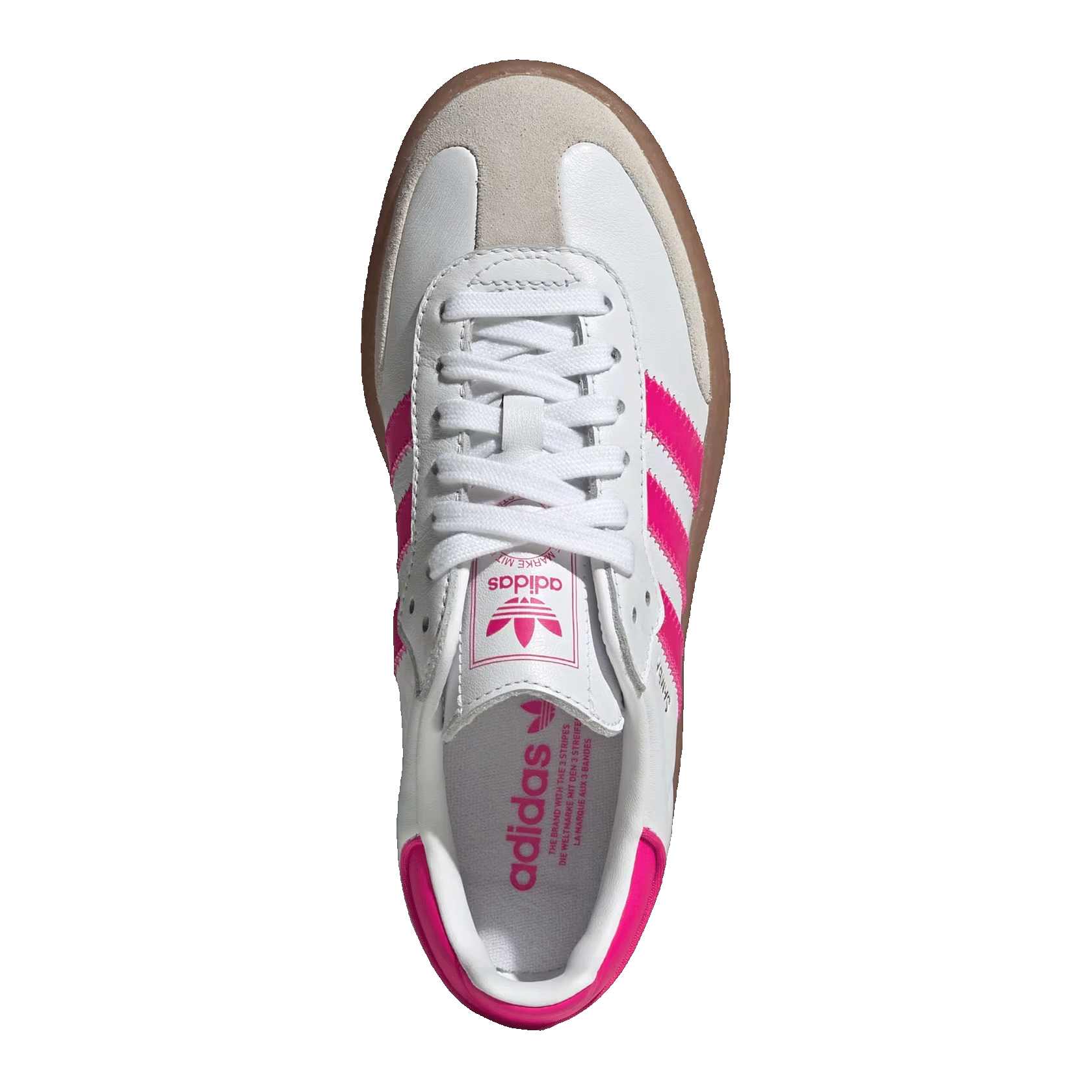 adidas Sambae White Shock Pink (GS) Oben JP9532