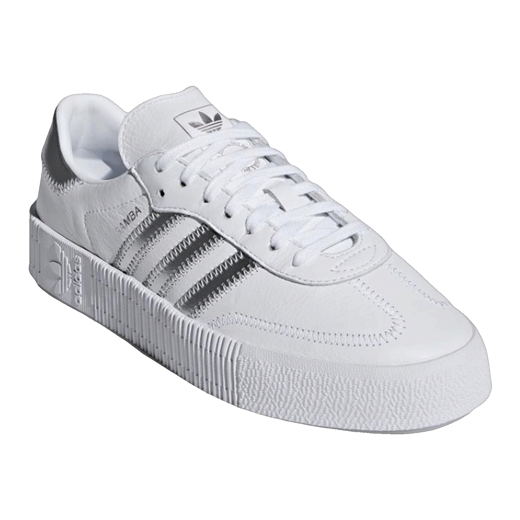 adidas Sambarose Cloud White Silver (W) Side EE9017