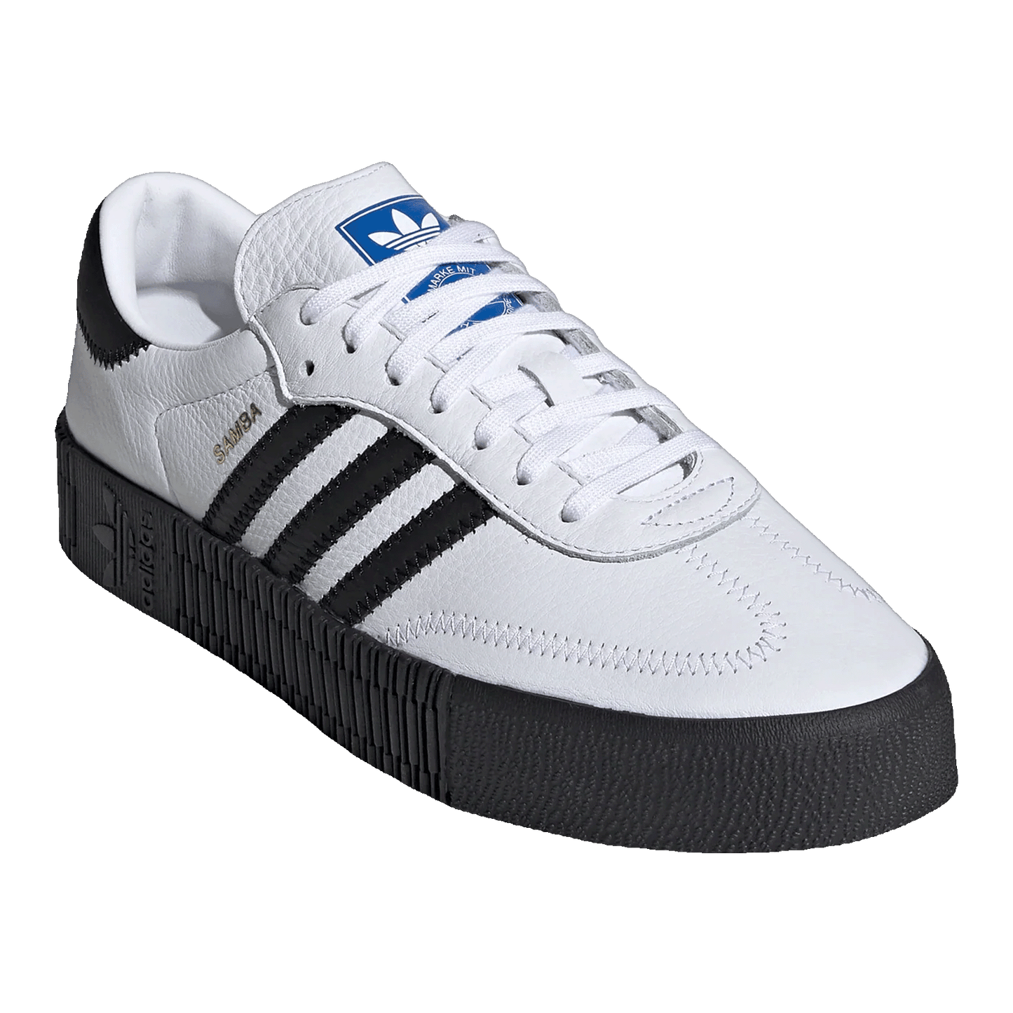 adidas Sambarose Footwear White Core Black Bluebird (W) Side FV0767
