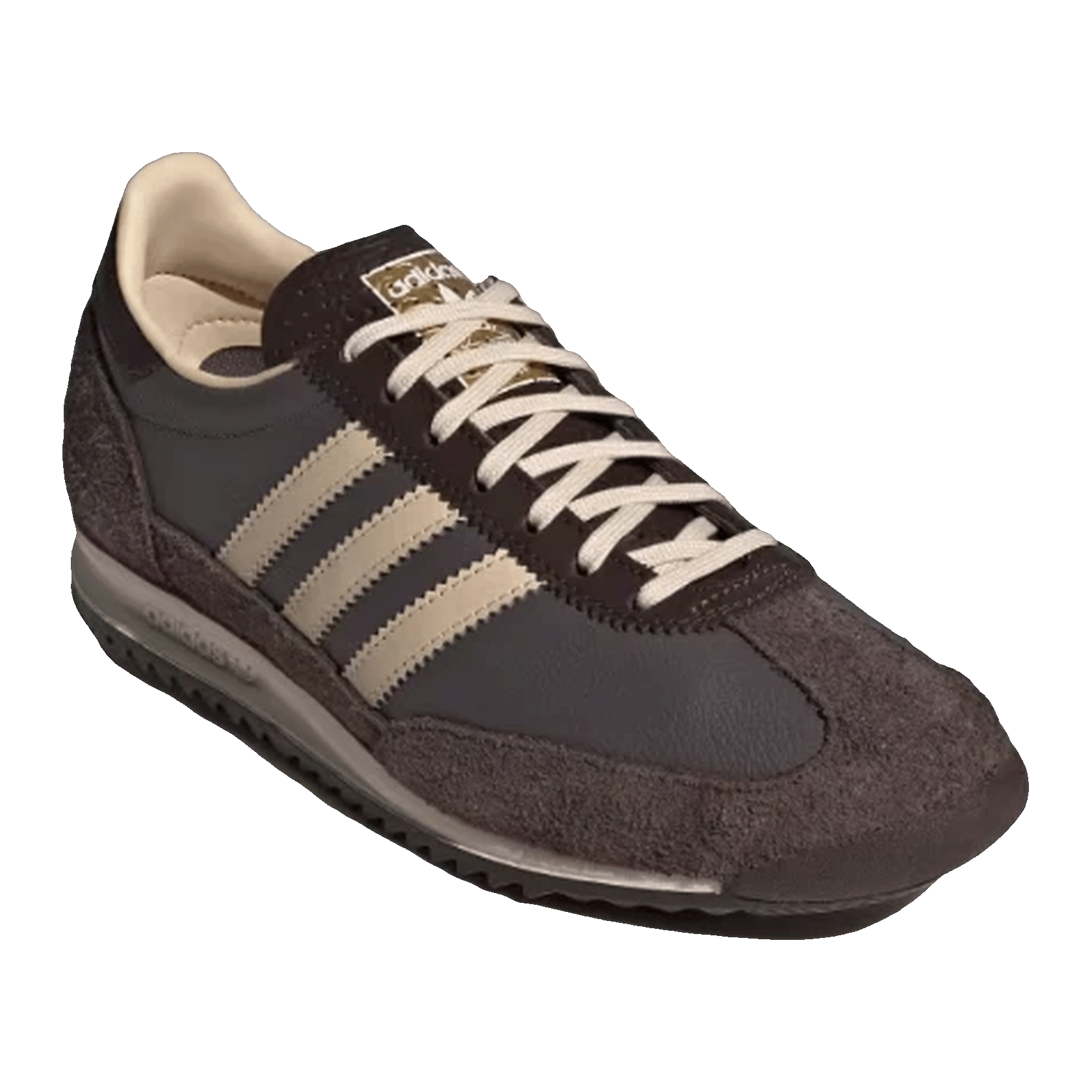 adidas SL 72 OG Charcoal Crystal Sand Brown (W) Side IF1937