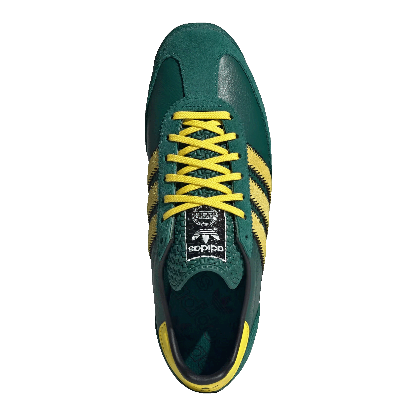 adidas SL 72 OG Collegiate Green Yellow Black (W) Oben JS3984