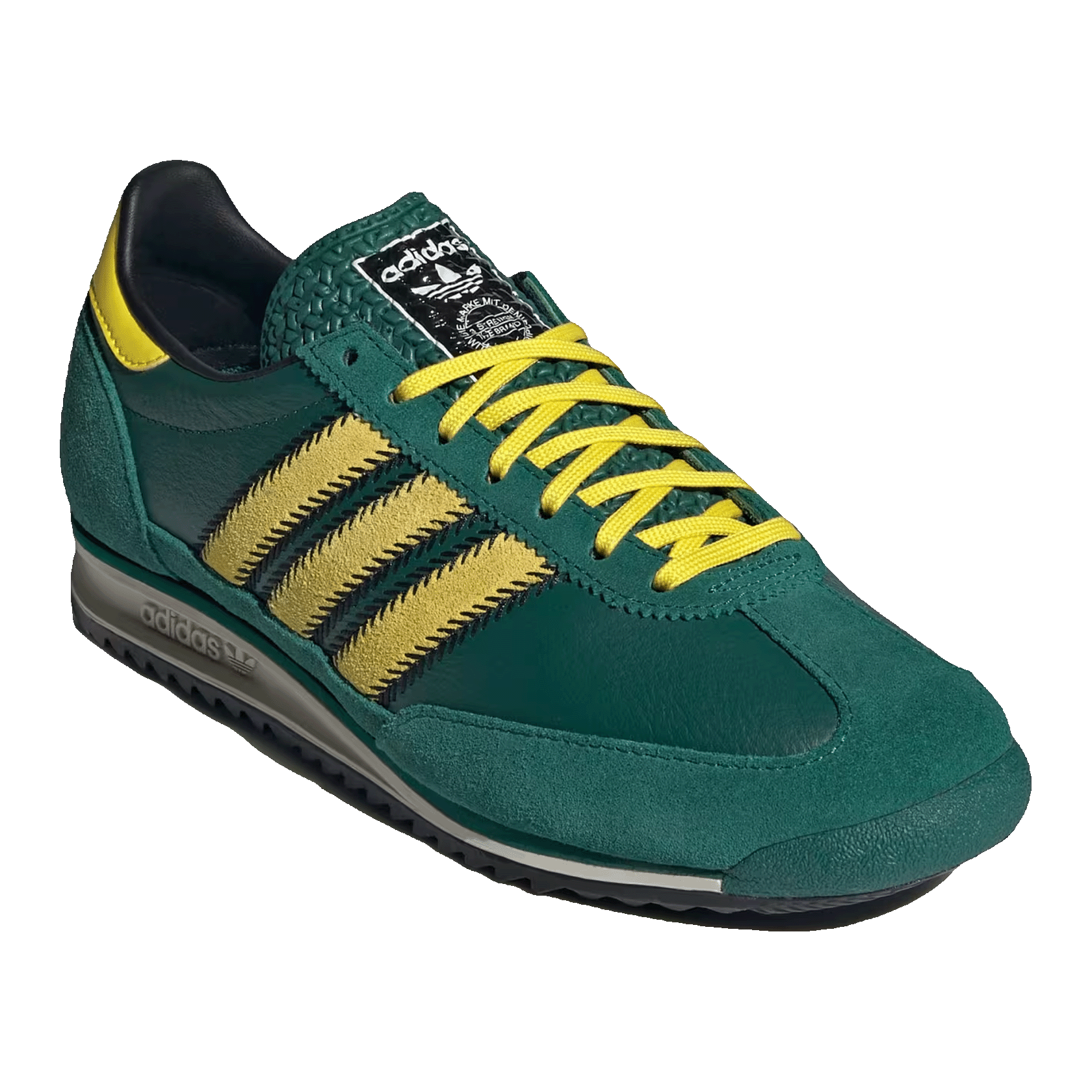 adidas SL 72 OG Collegiate Green Yellow Black (W) Side JS3984