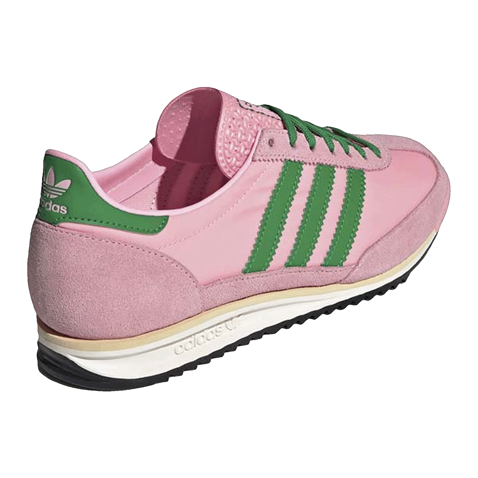adidas SL 72 OG Glow Pink Green Core Black (W) Back JQ8309