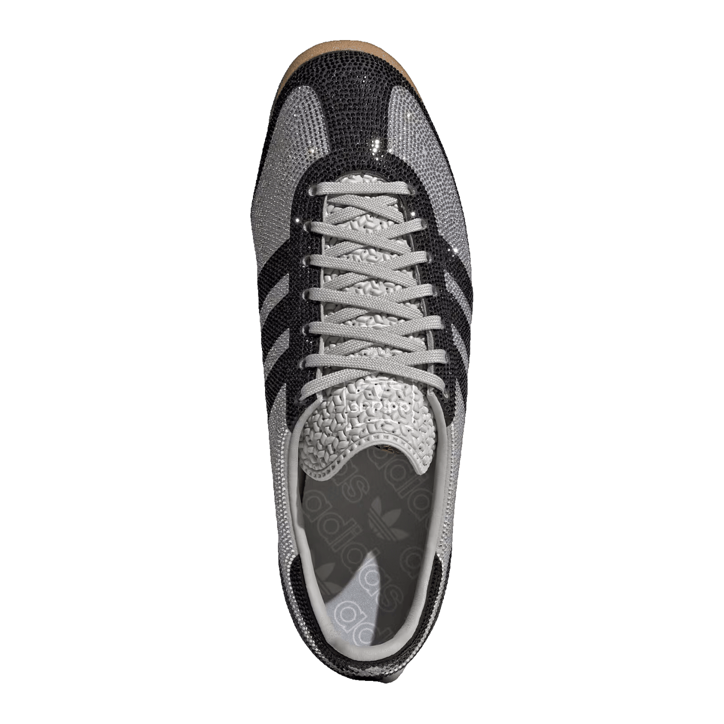 adidas SL 72 OG Rhinestone Grey Black (W) Oben KJ6151