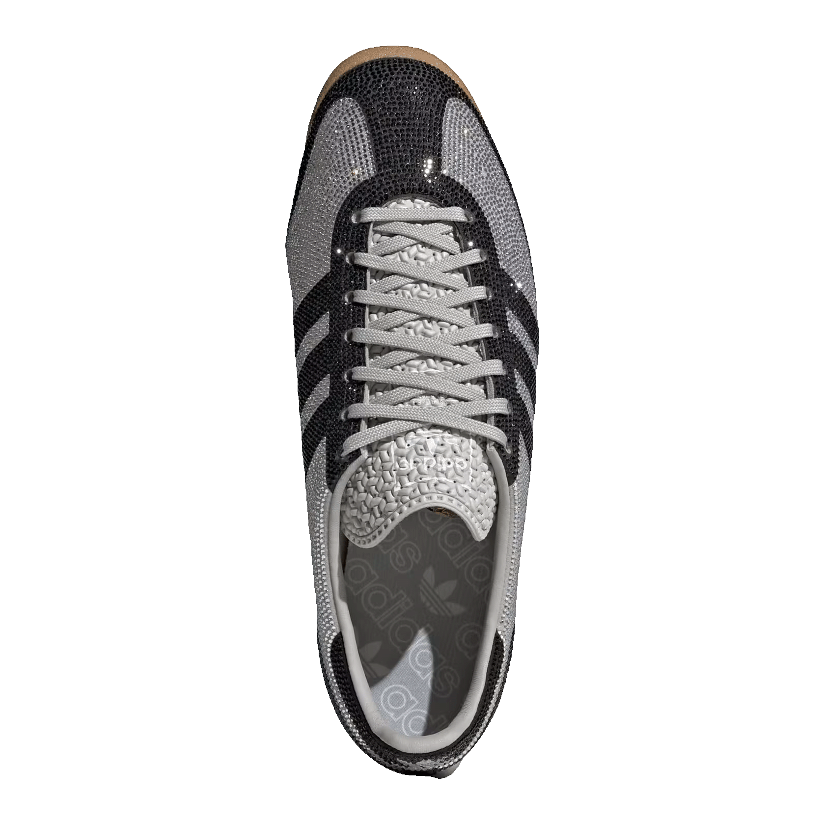 adidas SL 72 OG Rhinestone Grey Black (W) Oben KJ6151