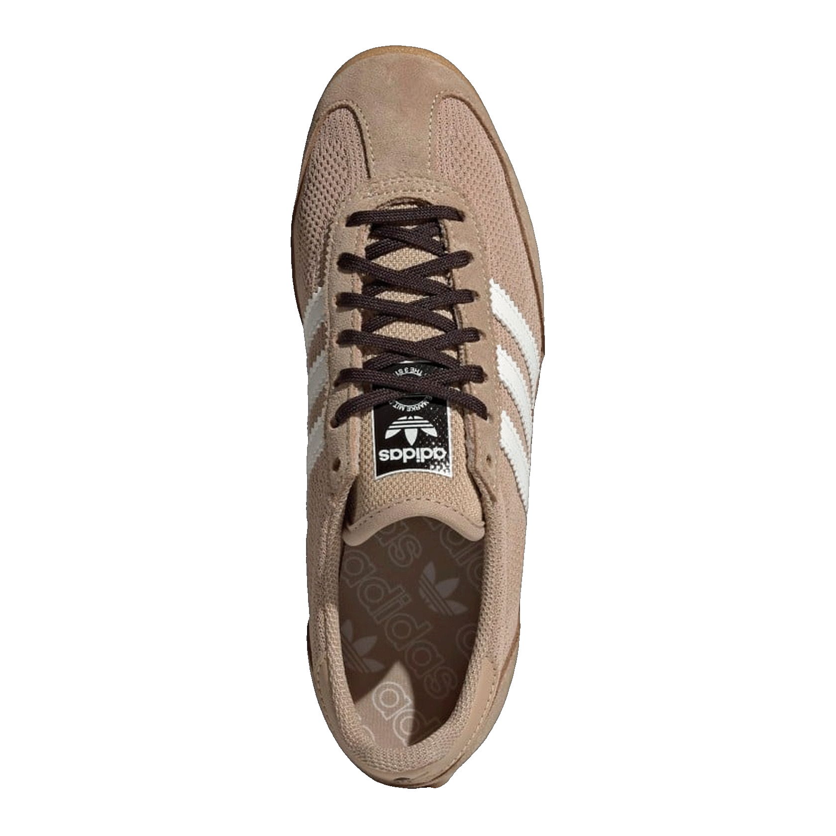 adidas SL 72 OG Warm Sandstone Off White Gum (W) Oben JQ8324