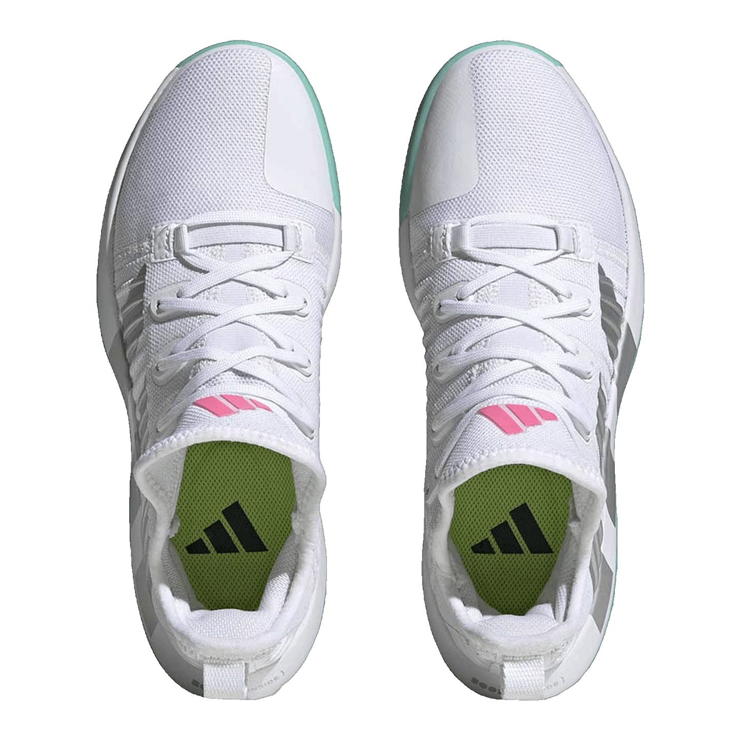 adidas Stabil Next Gen Handball Cloud White Silver Metallic Lucid Pink (W) Oben IG3402
