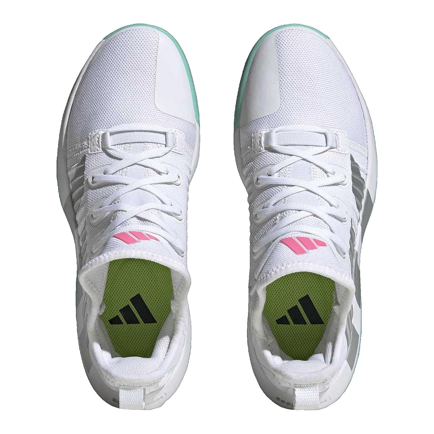 adidas Stabil Next Gen Handball Cloud White Silver Metallic Lucid Pink (W) Oben IG3402