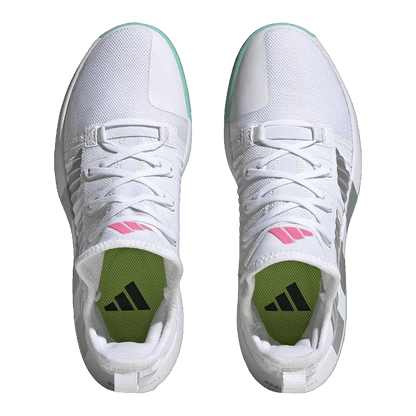 adidas Stabil Next Gen Handball Cloud White Silver Metallic Lucid Pink (W) Oben IG3402