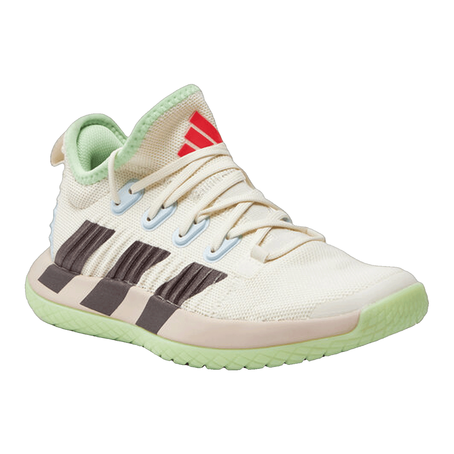 adidas Stabil Next Gen Handball Off White Aurora Met. Semi Green Spark (W) Side