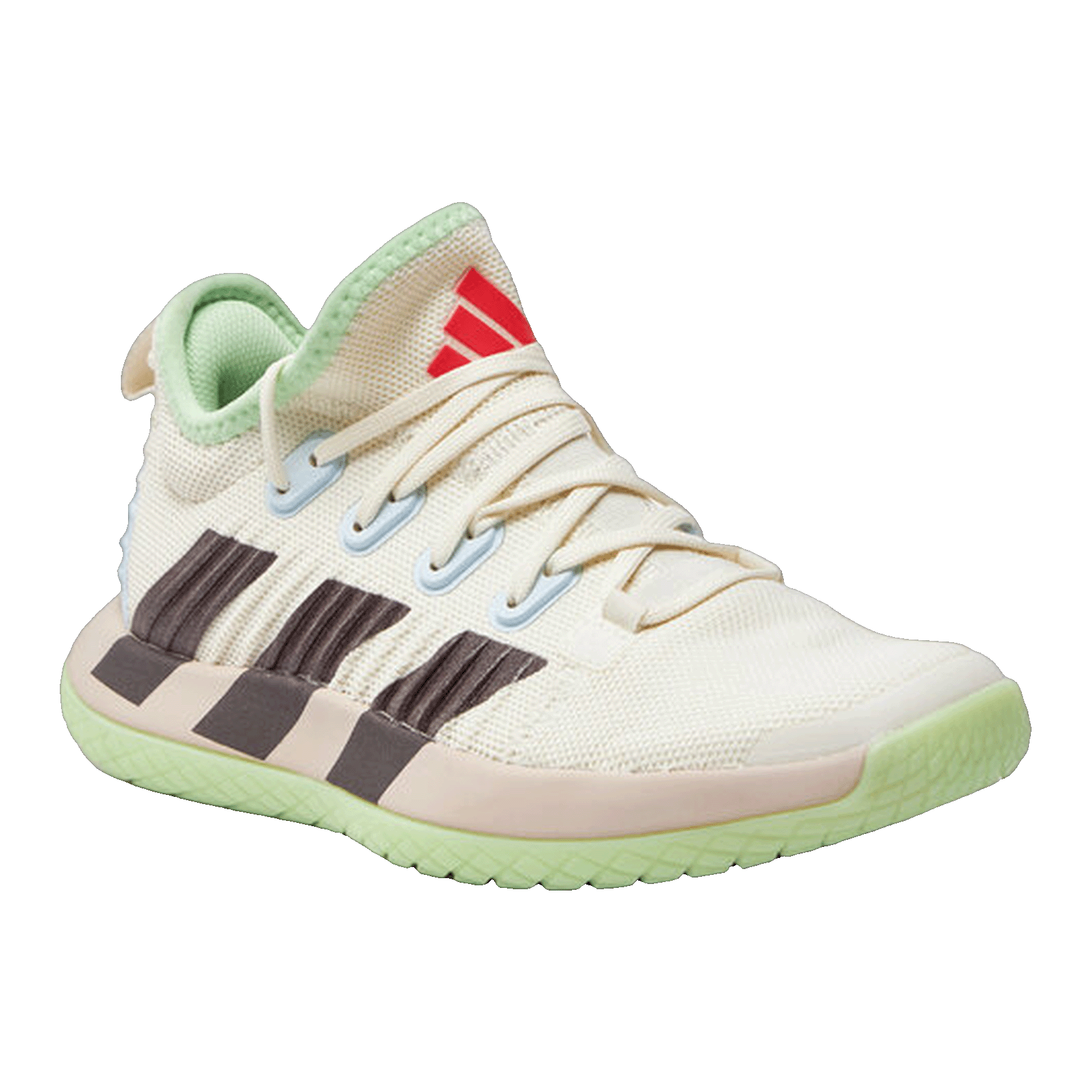 adidas Stabil Next Gen Handball Off White Aurora Met. Semi Green Spark (W) Side