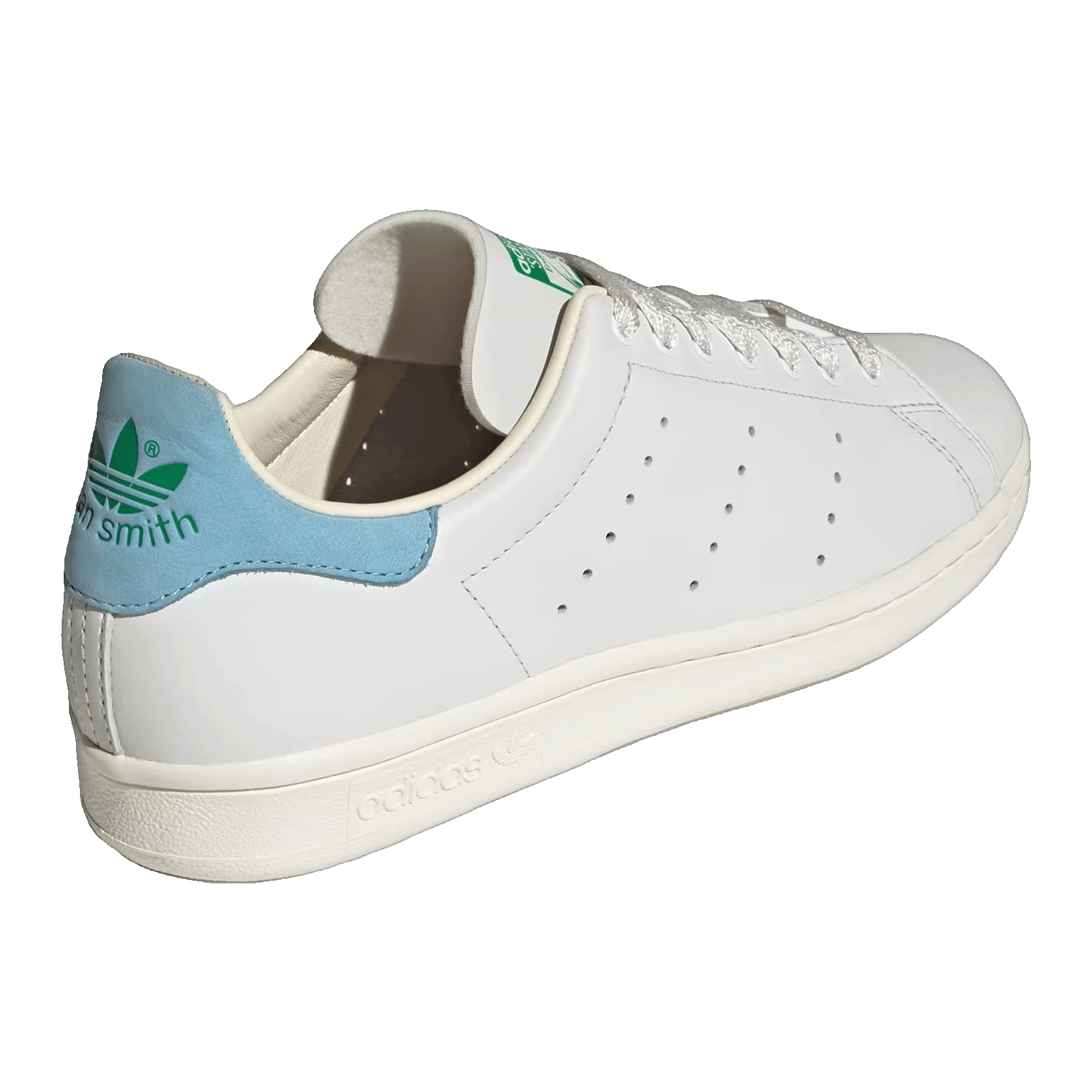 adidas Stan Smith 80s White Blue Pink Mismatched Back