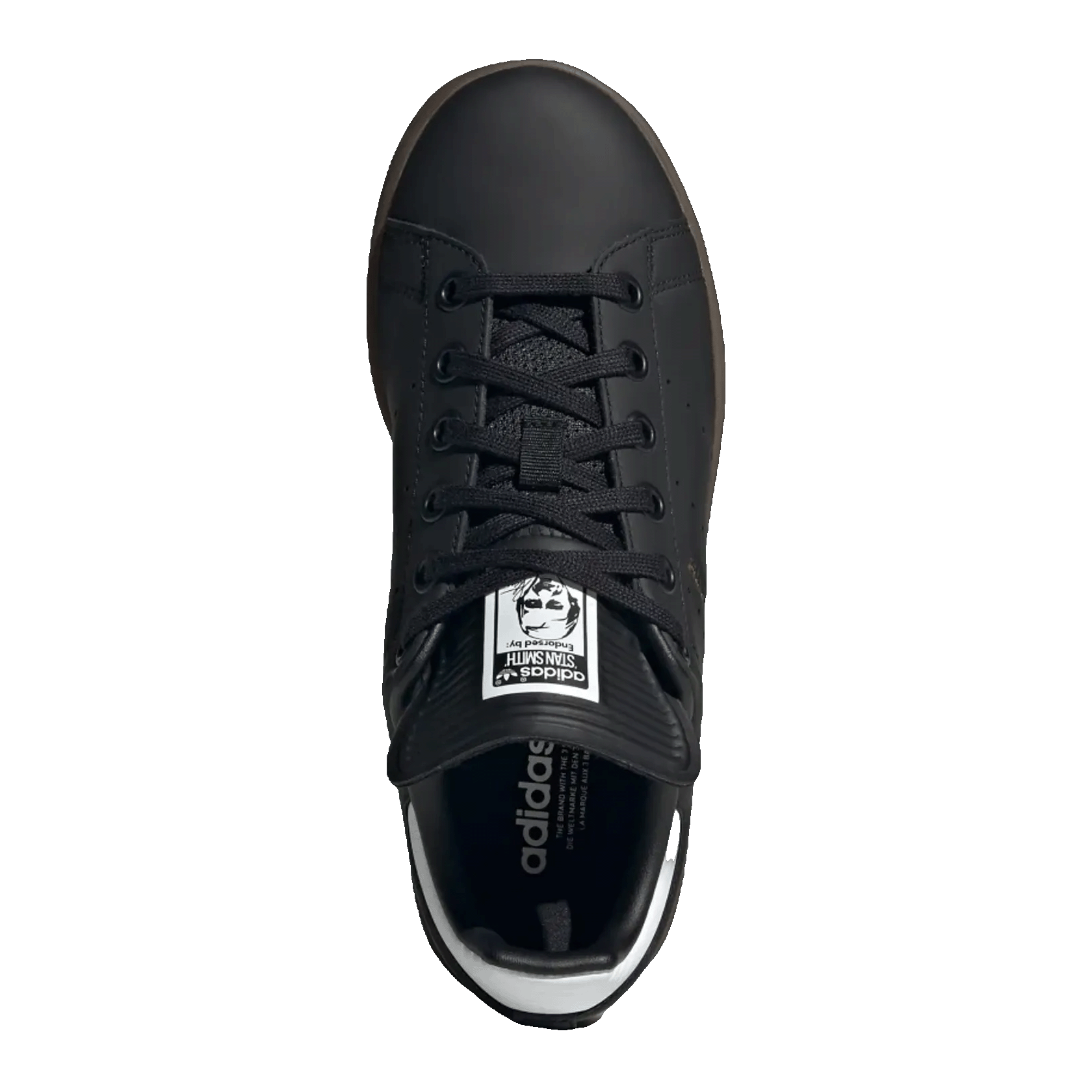 adidas Stan Smith Black Cloud White Gum (GS) Oben IE8173
