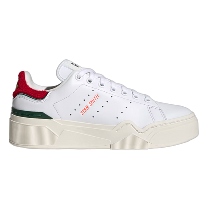 adidas Stan Smith Bonega 2B Cloud White Better Scarlet Collegiate Green (W) HQ9882