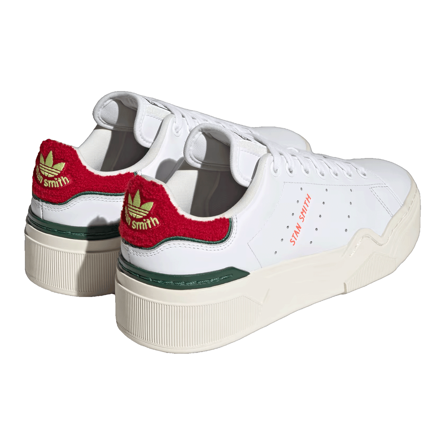 adidas Stan Smith Bonega 2B Cloud White Better Scarlet Collegiate Green (W) Back