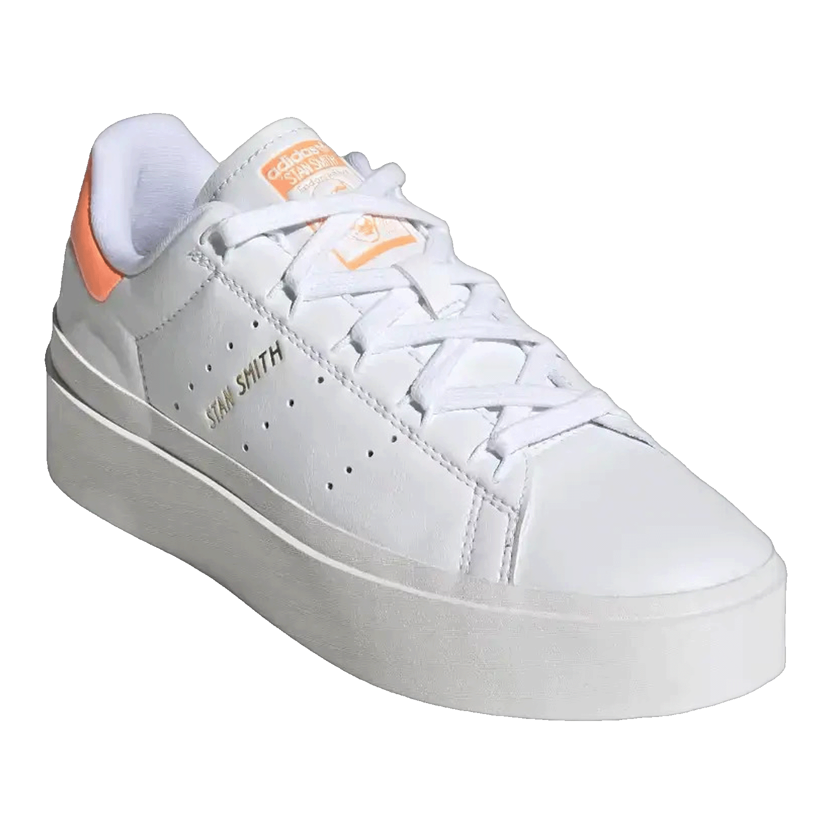 adidas Stan Smith Bonega Cloud White Beam Orange (W) Side GY9342