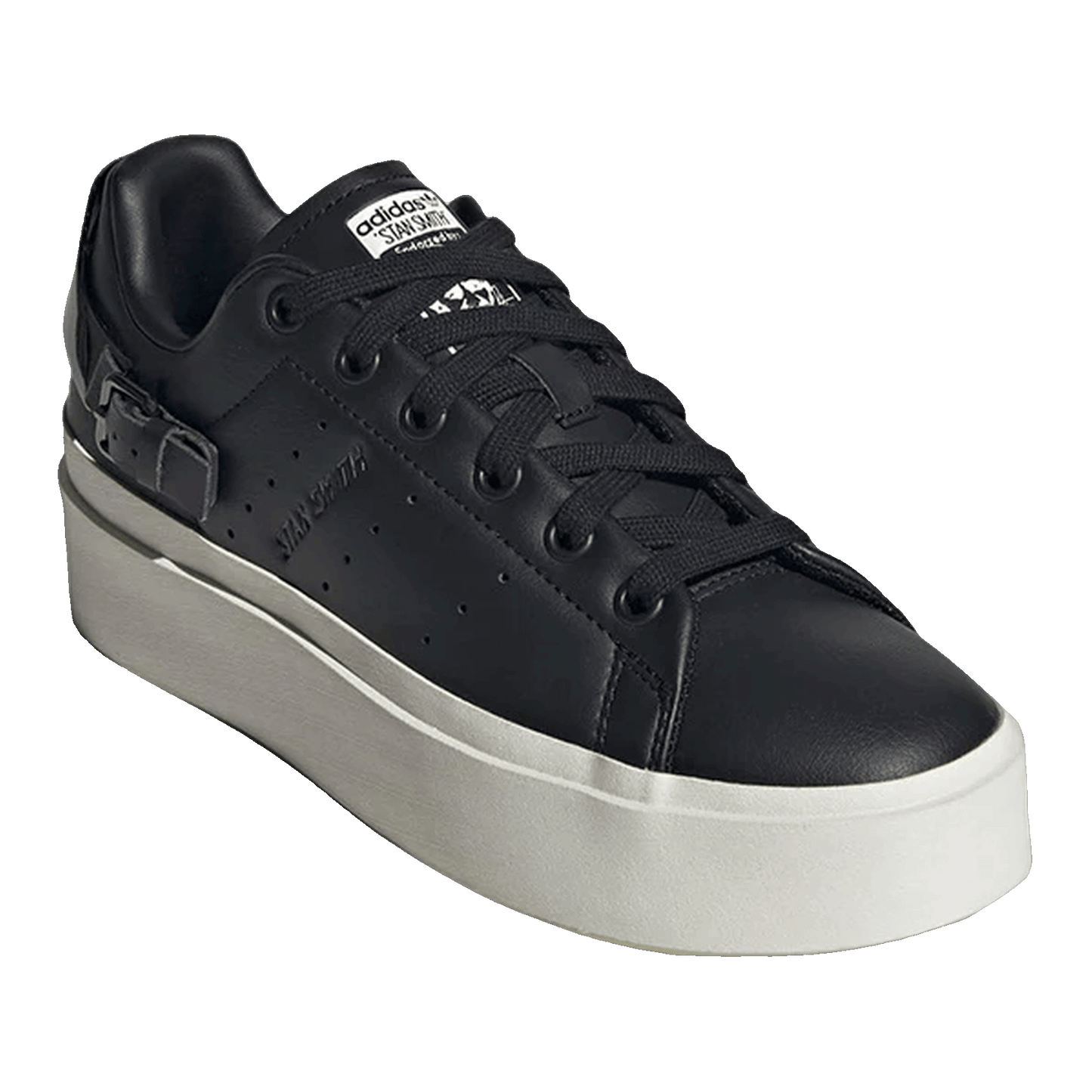 adidas Stan Smith Bonega Core Black Gold Metallic (W) Side GY9345