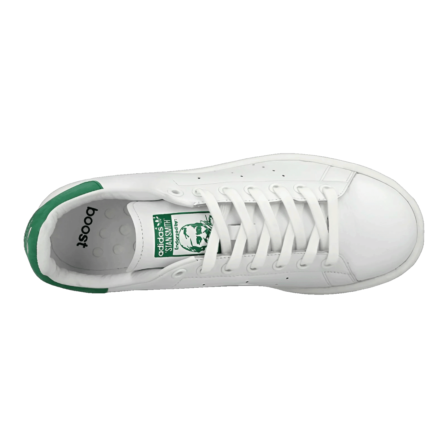 adidas Stan Smith Boost White Green Oben