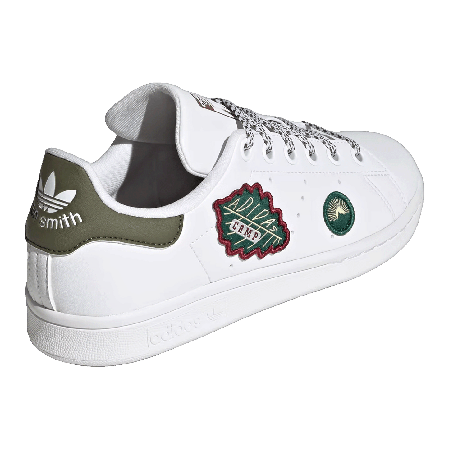 adidas Stan Smith Camp White Olive Strata (GS) Back
