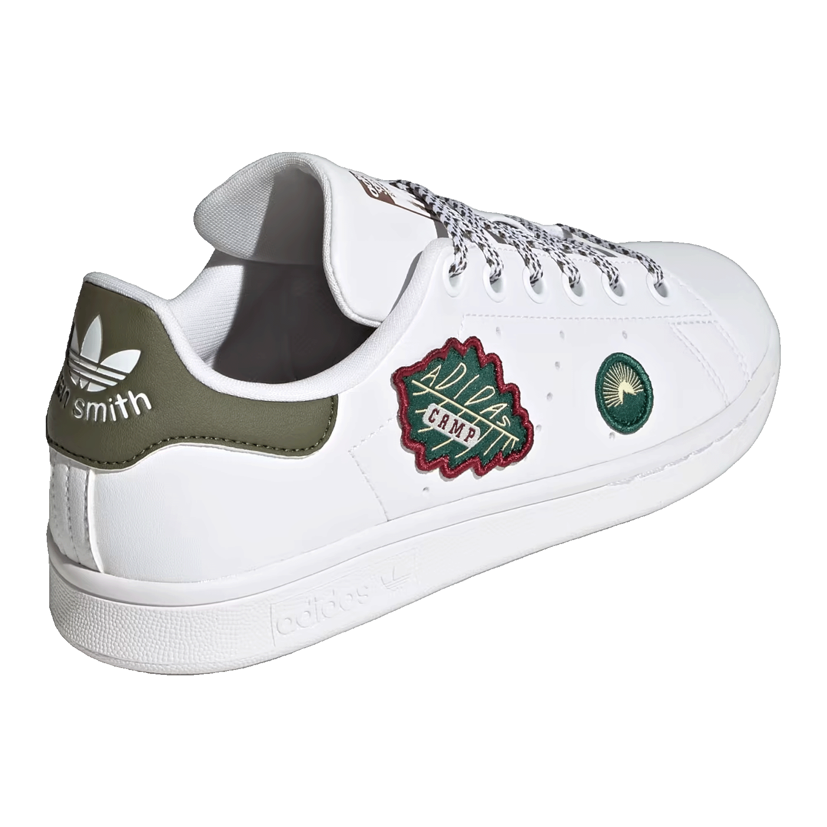 adidas Stan Smith Camp White Olive Strata (GS) Back