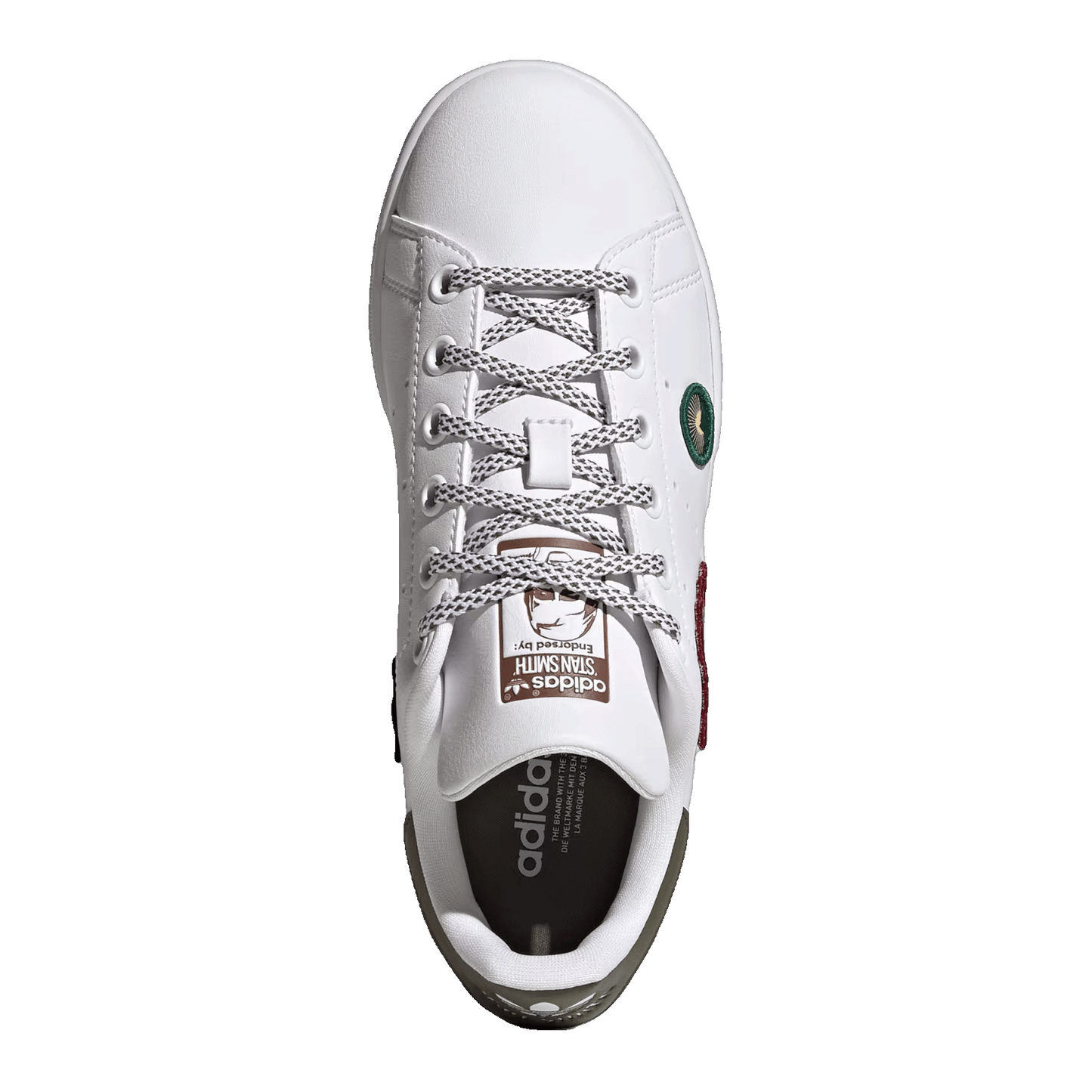adidas Stan Smith Camp White Olive Strata (GS) Oben