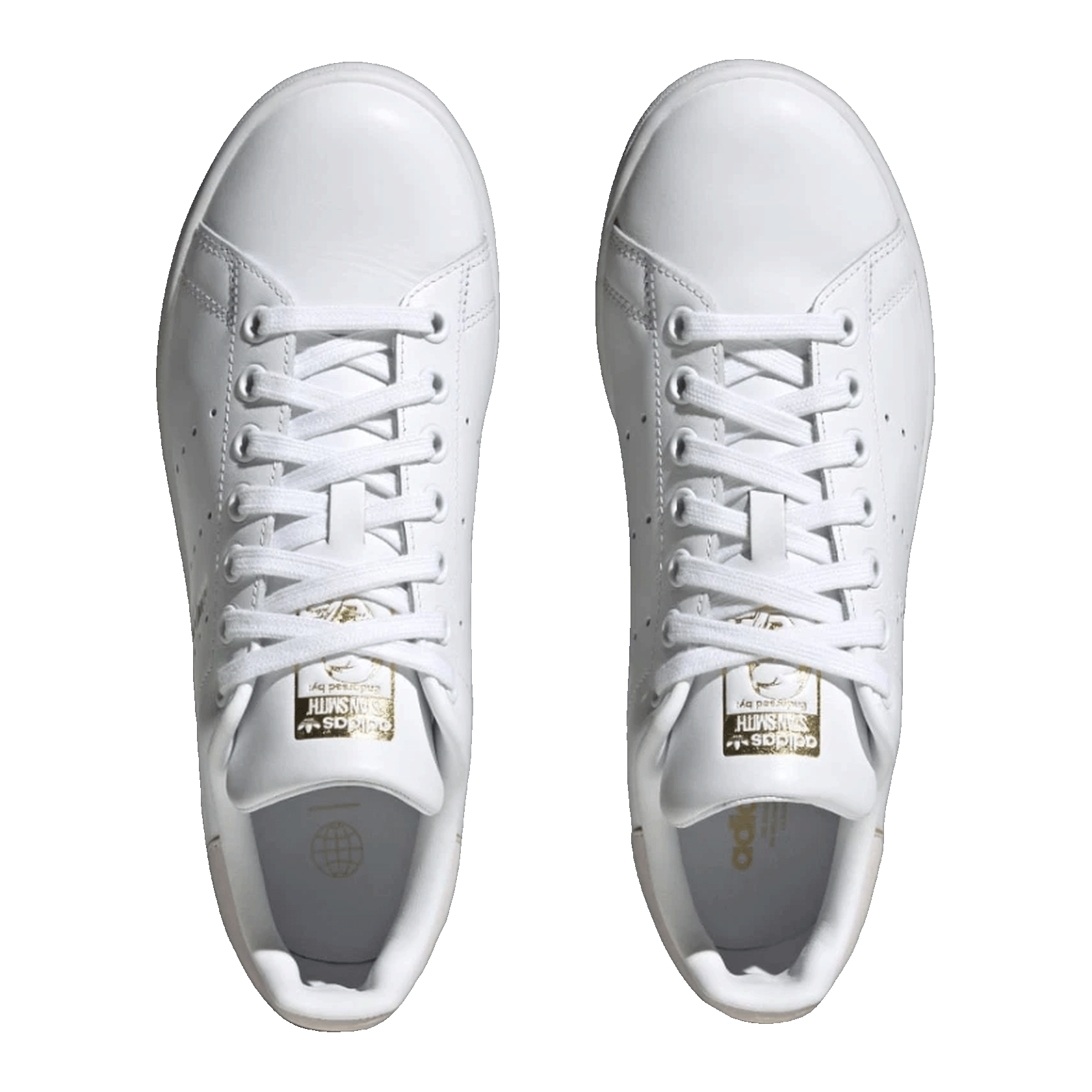 adidas Stan Smith Cloud White Almost Pink Gold Metallic (W) Oben