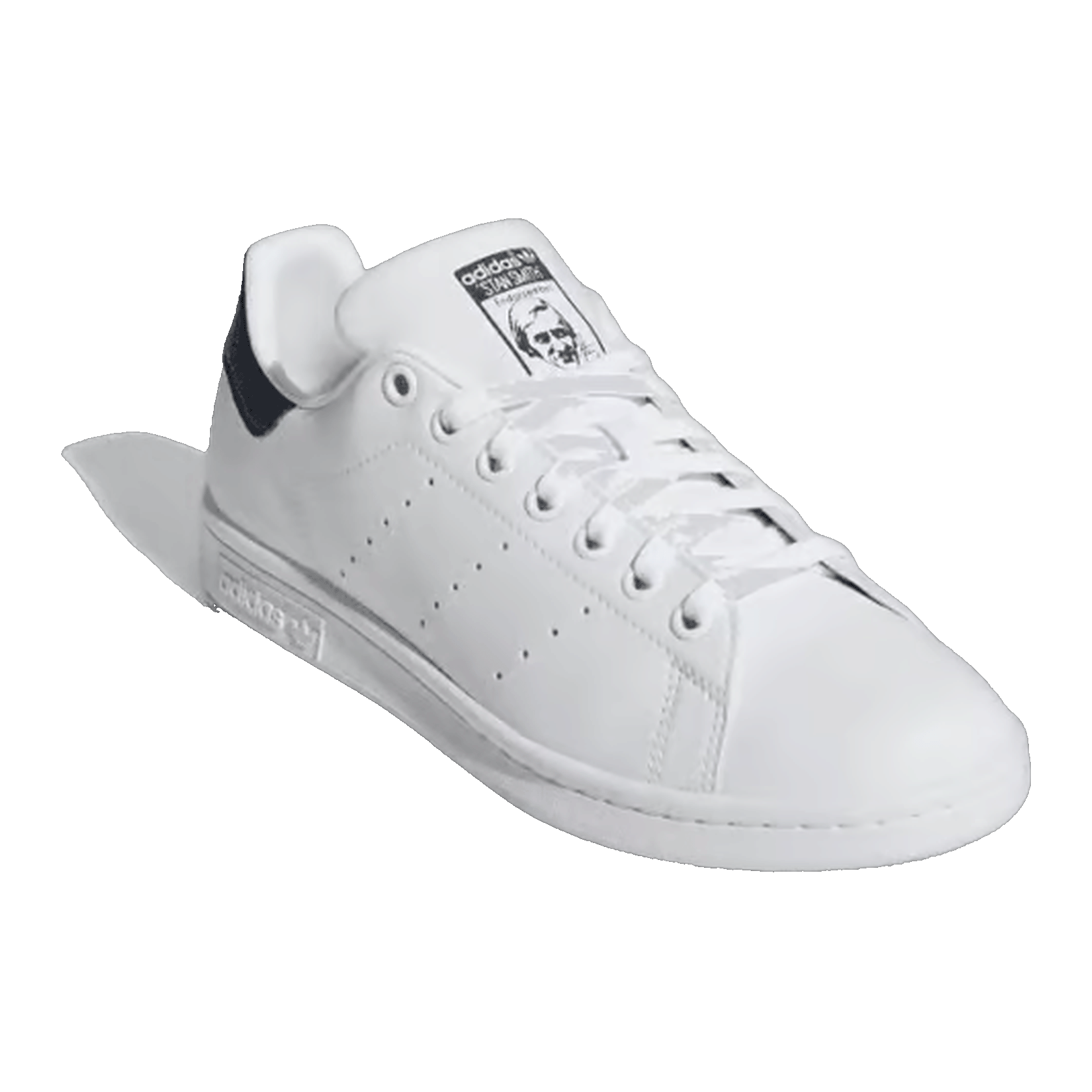 adidas Stan Smith Cloud White Collegiate Navy (W) Side Q47224