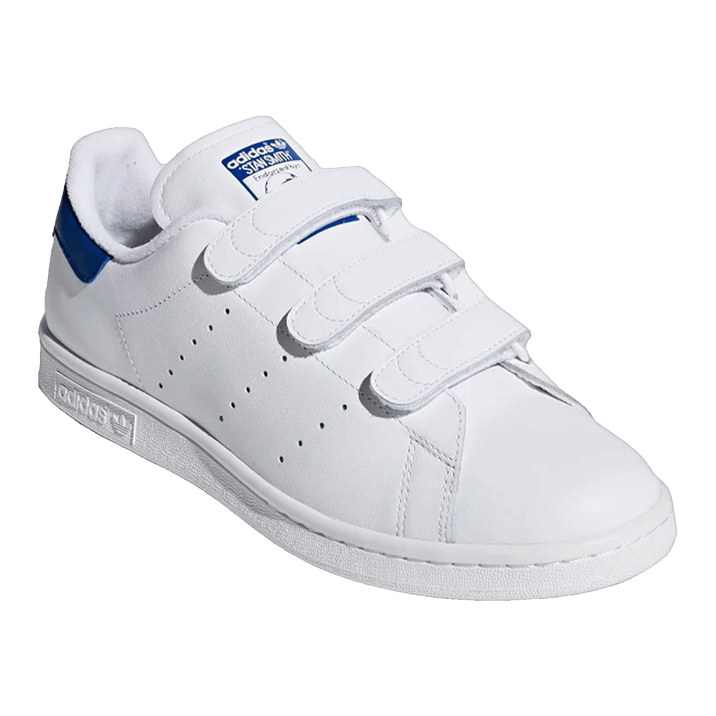 adidas Stan Smith Cloud White Collegiate Royal Side S80042
