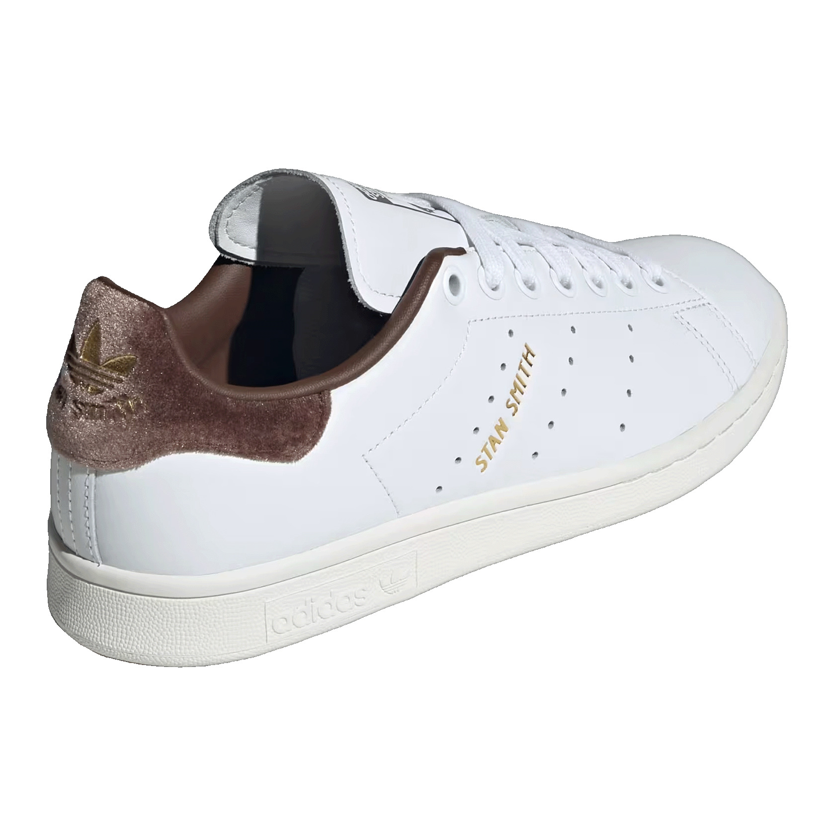 adidas Stan Smith Cloud White Gold Metallic Brown (W) Back IF7003