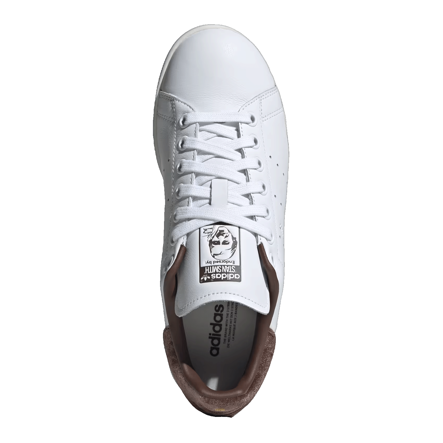 adidas Stan Smith Cloud White Gold Metallic Brown (W) Oben IF7003