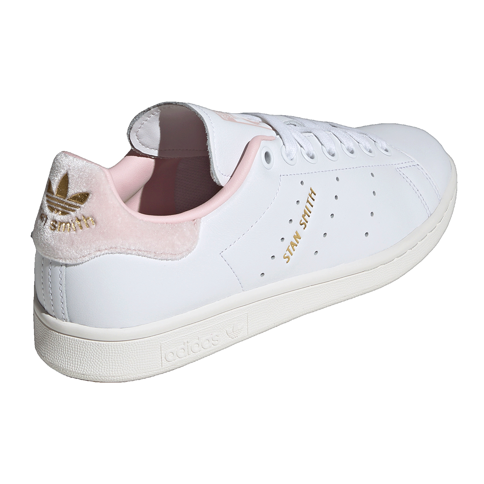 adidas Stan Smith Cloud White Gold Metallic Sandy Pink (W) Back IF7002