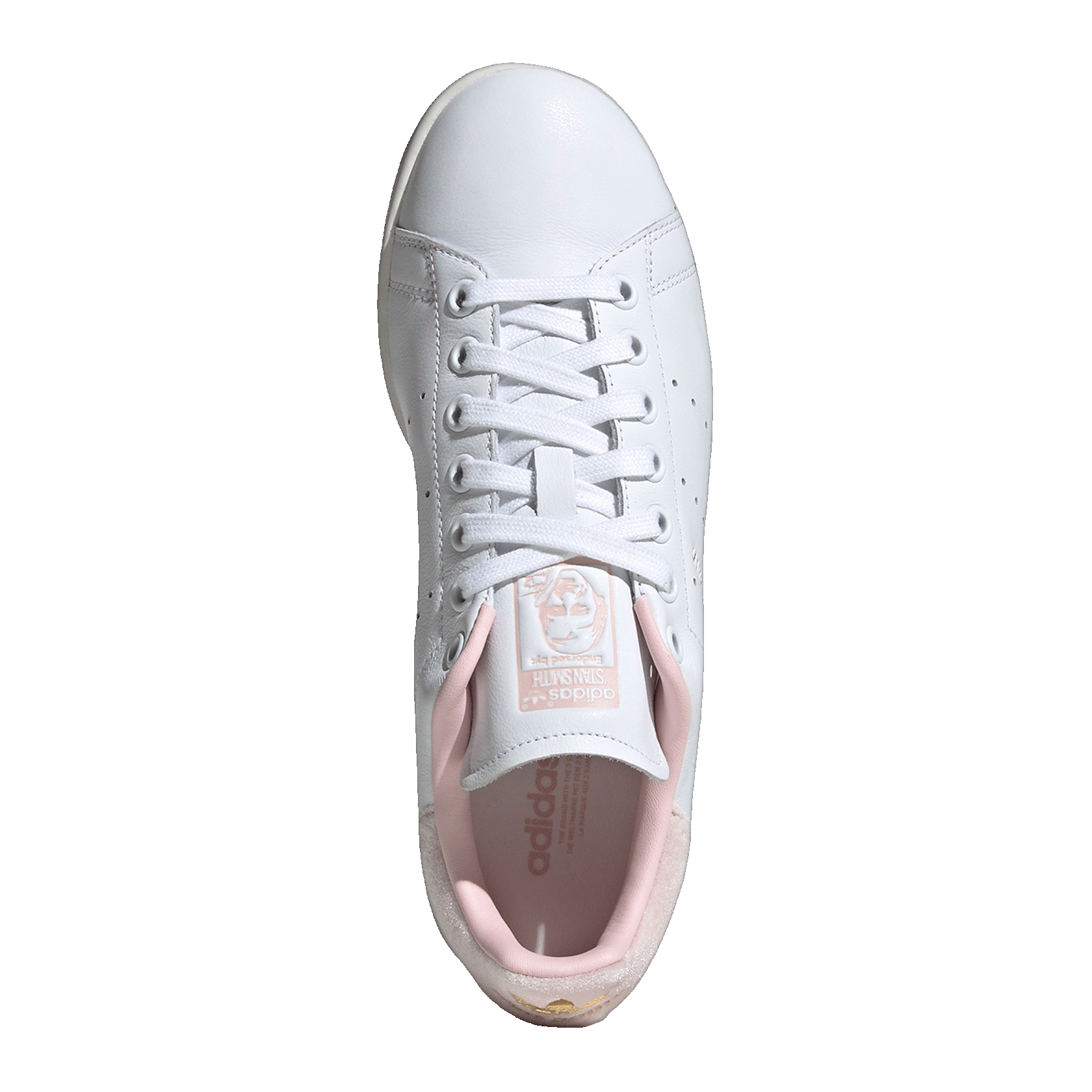 adidas Stan Smith Cloud White Gold Metallic Sandy Pink (W) Oben IF7002