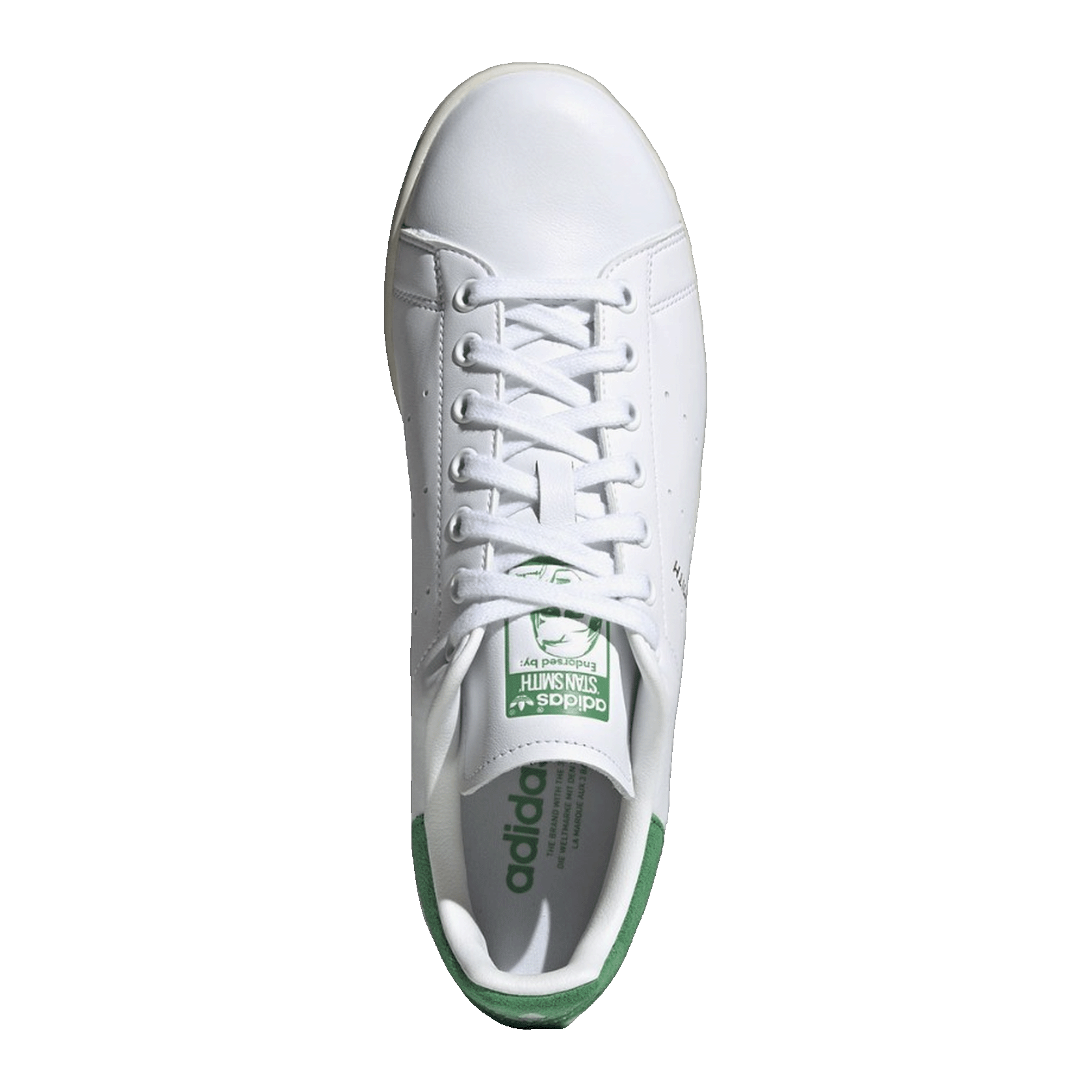 adidas Stan Smith Cloud White Green Gold Oben