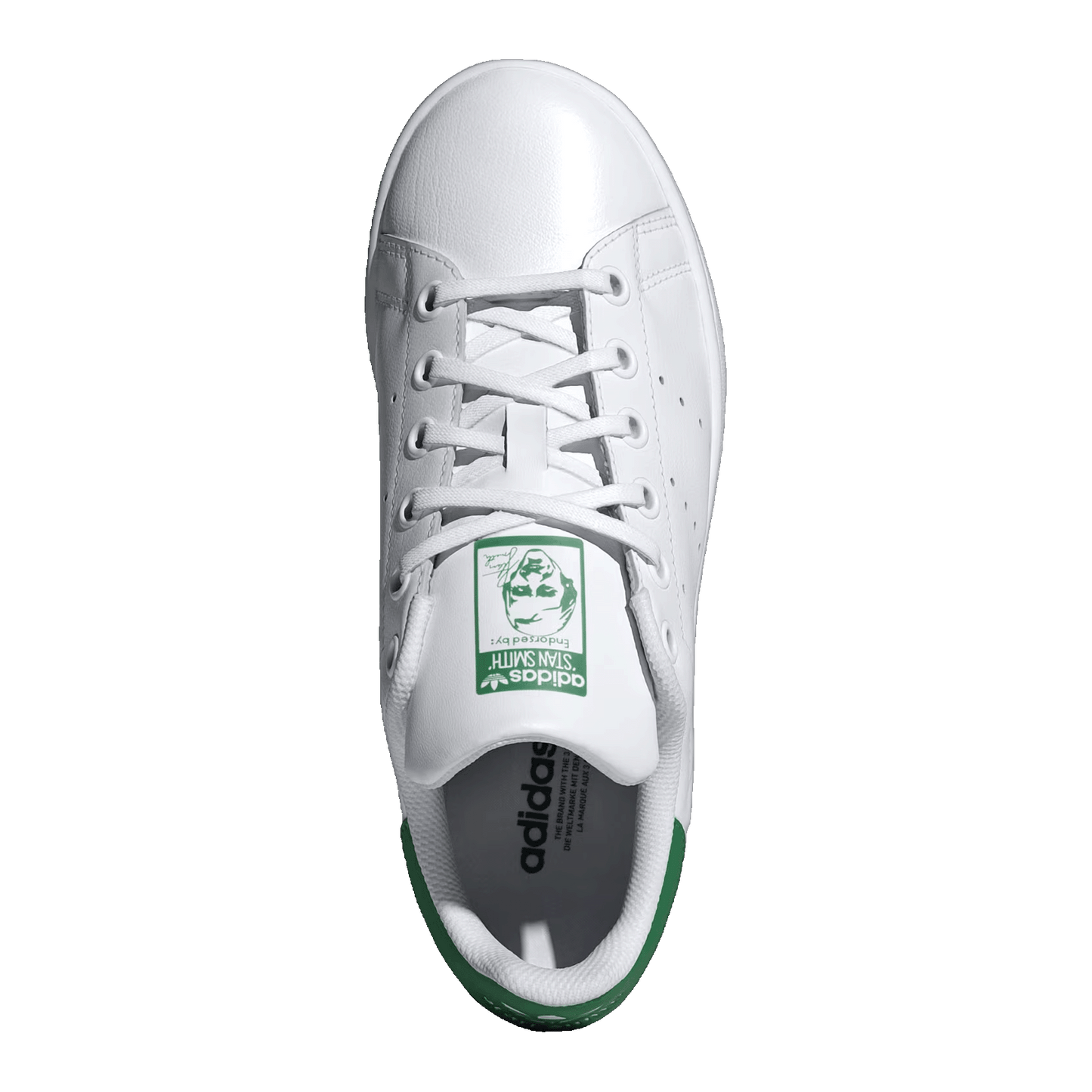 adidas Stan Smith Cloud White Green (GS) Oben JP9710