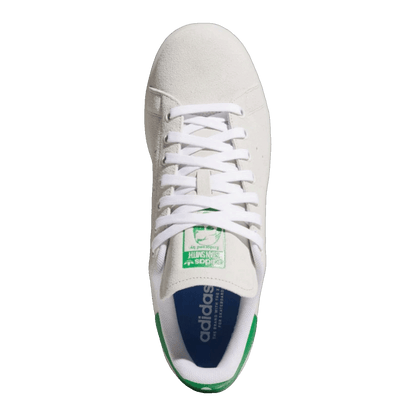 adidas Stan Smith Cloud White Green Suede Oben JH8124