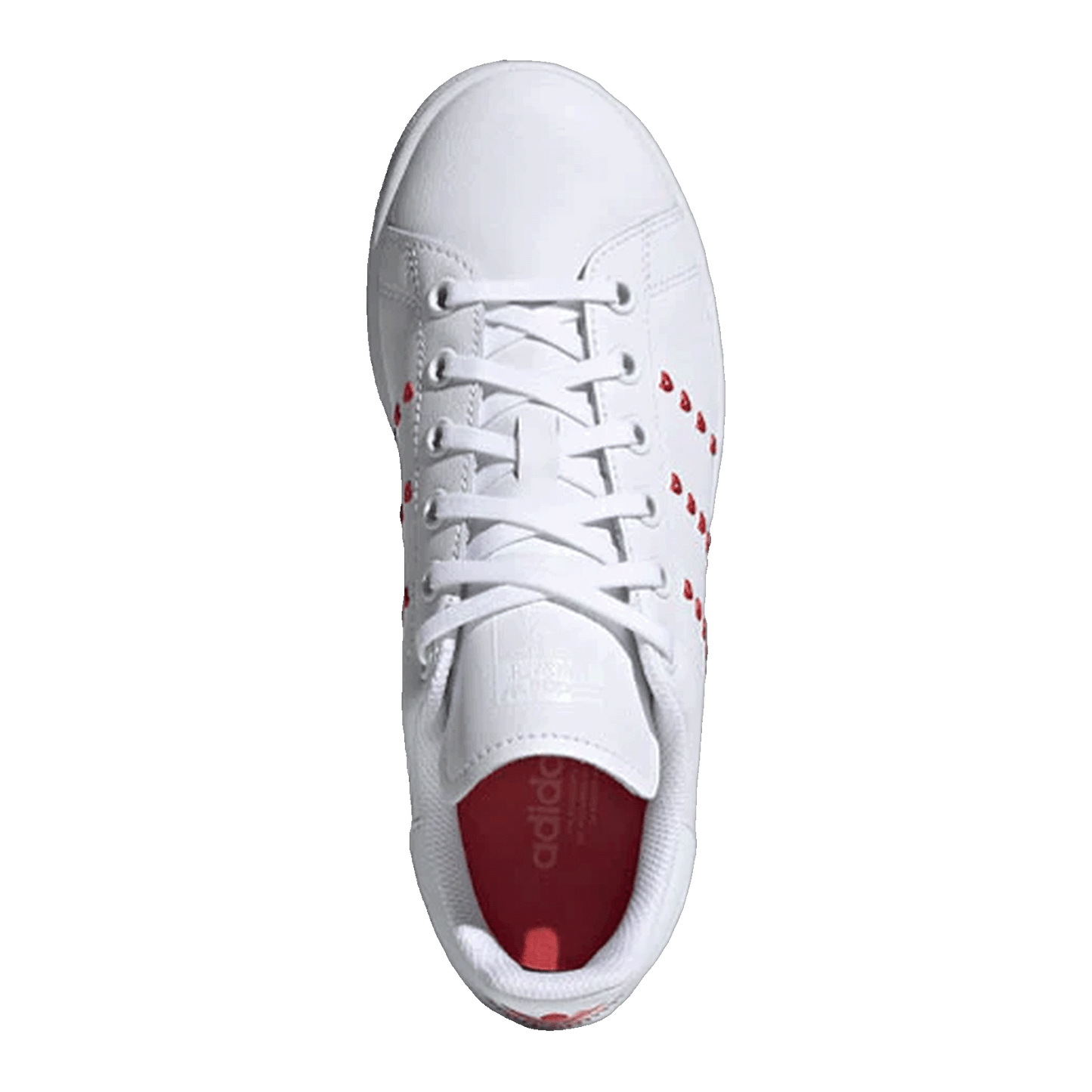 adidas Stan Smith Cloud White Lush Red (GS) Oben
