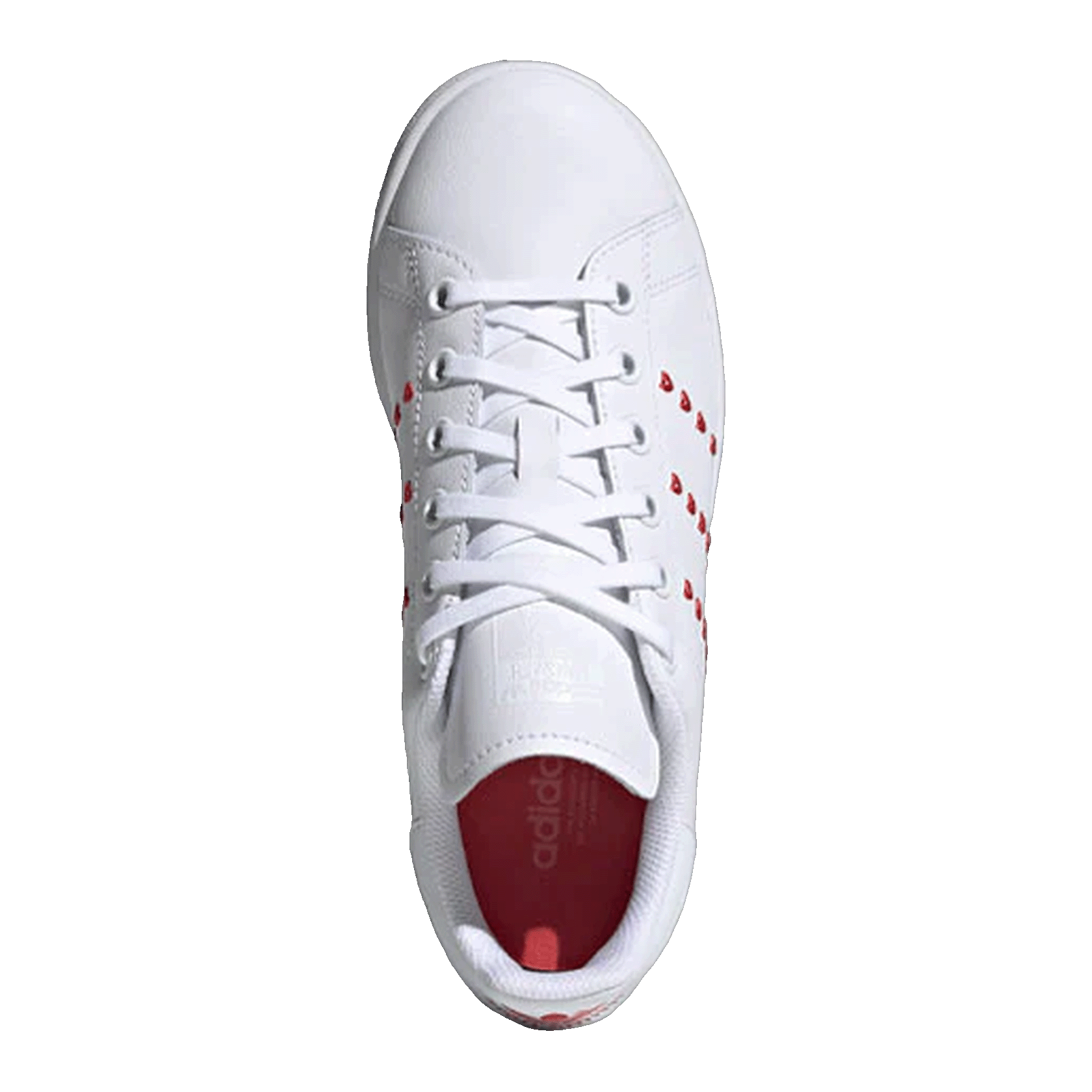 adidas Stan Smith Cloud White Lush Red (GS) Oben