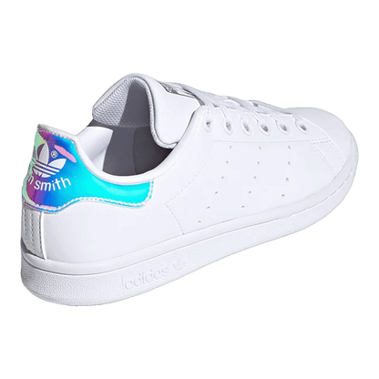 adidas Stan Smith Cloud White Silver Metallic (GS) Back FX7521