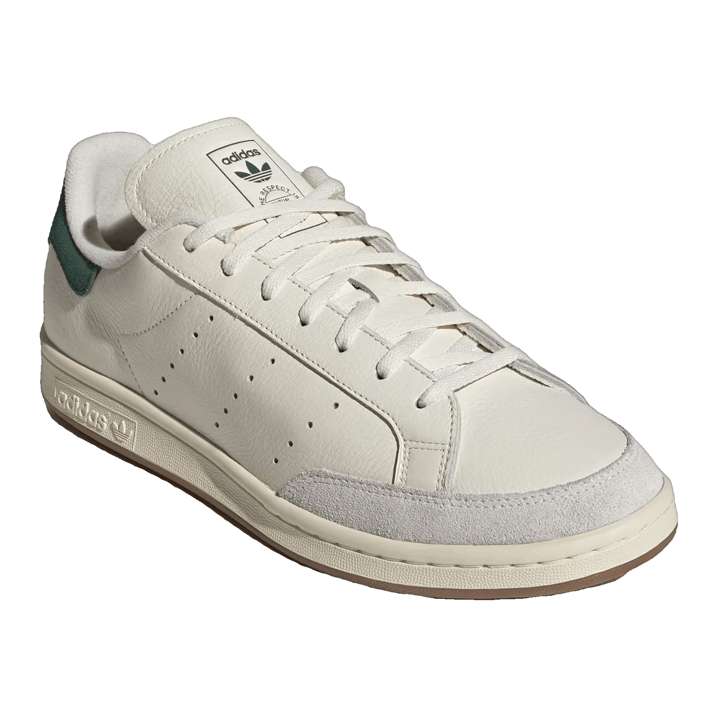 adidas Stan Smith Consortium Presented by END. Off White Dark Green Side JQ1366