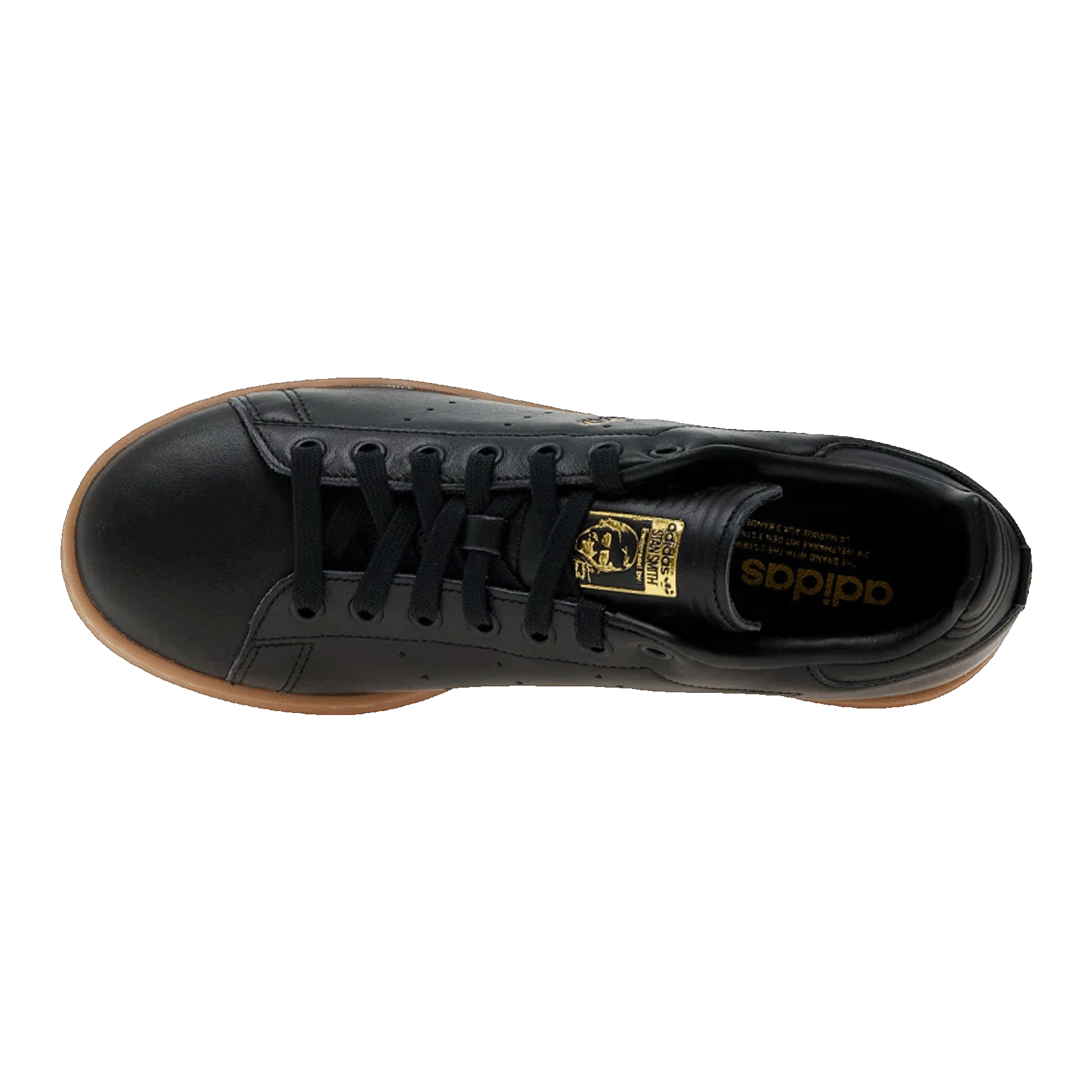 adidas Stan Smith Core Black Gum Oben ID1341