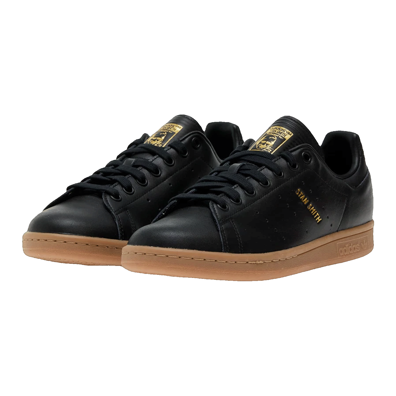 adidas Stan Smith Core Black Gum Side ID1341