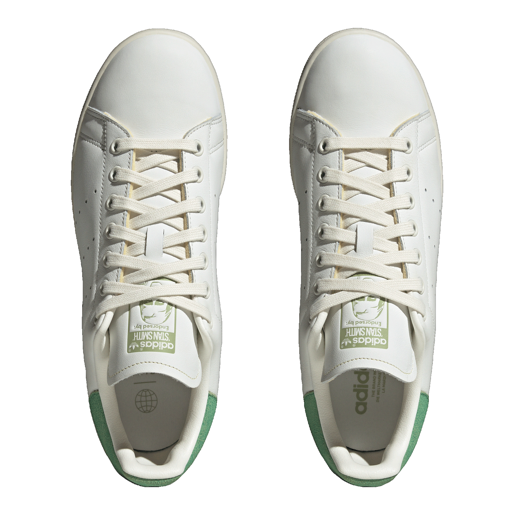 adidas Stan Smith Core White Off White Court Green Oben