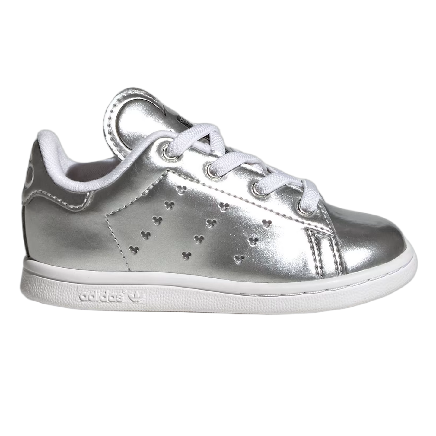 adidas Stan Smith Disney Mickey Mouse Silver Metallic (GS) ID7187