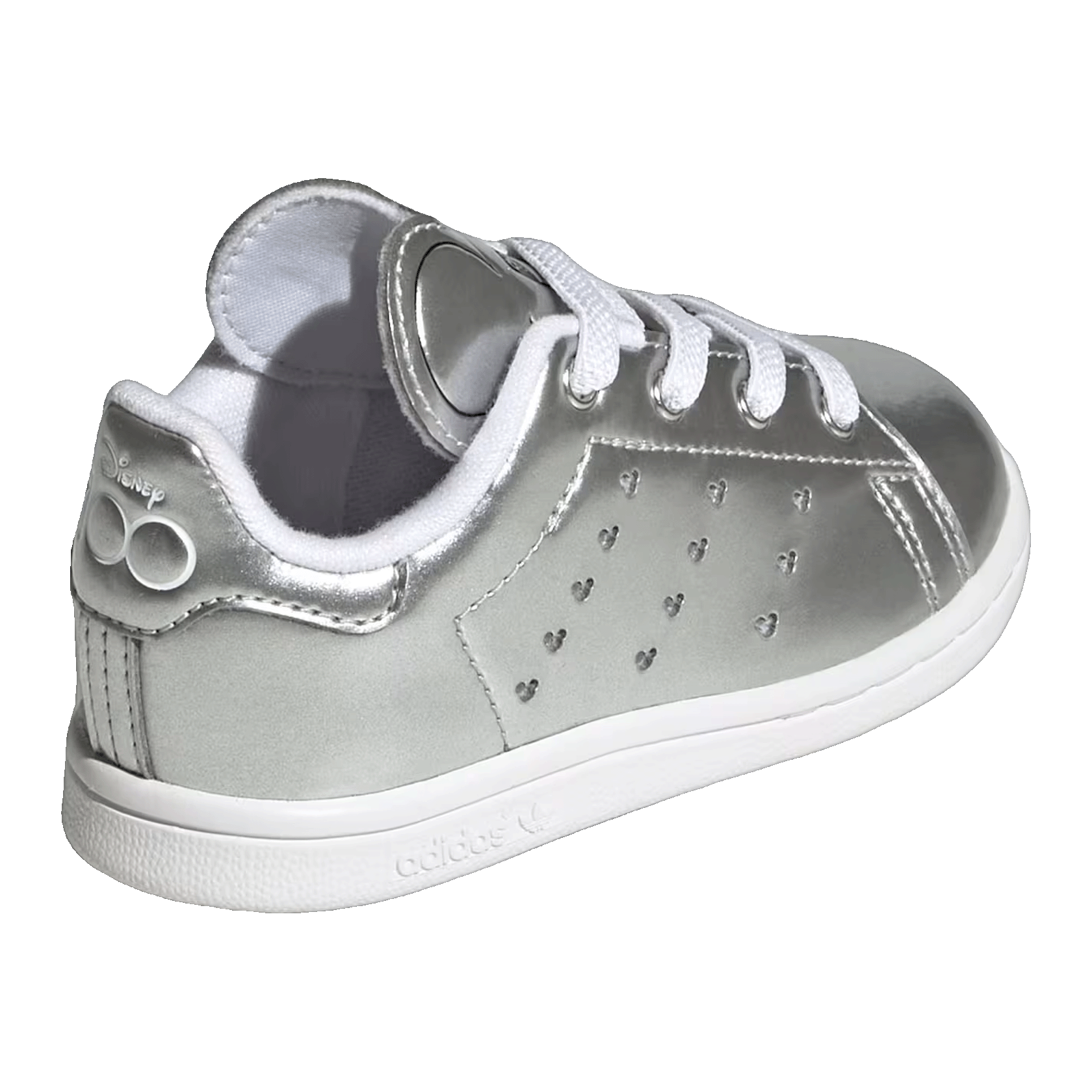 adidas Stan Smith Disney Mickey Mouse Silver Metallic (GS) Back ID7187