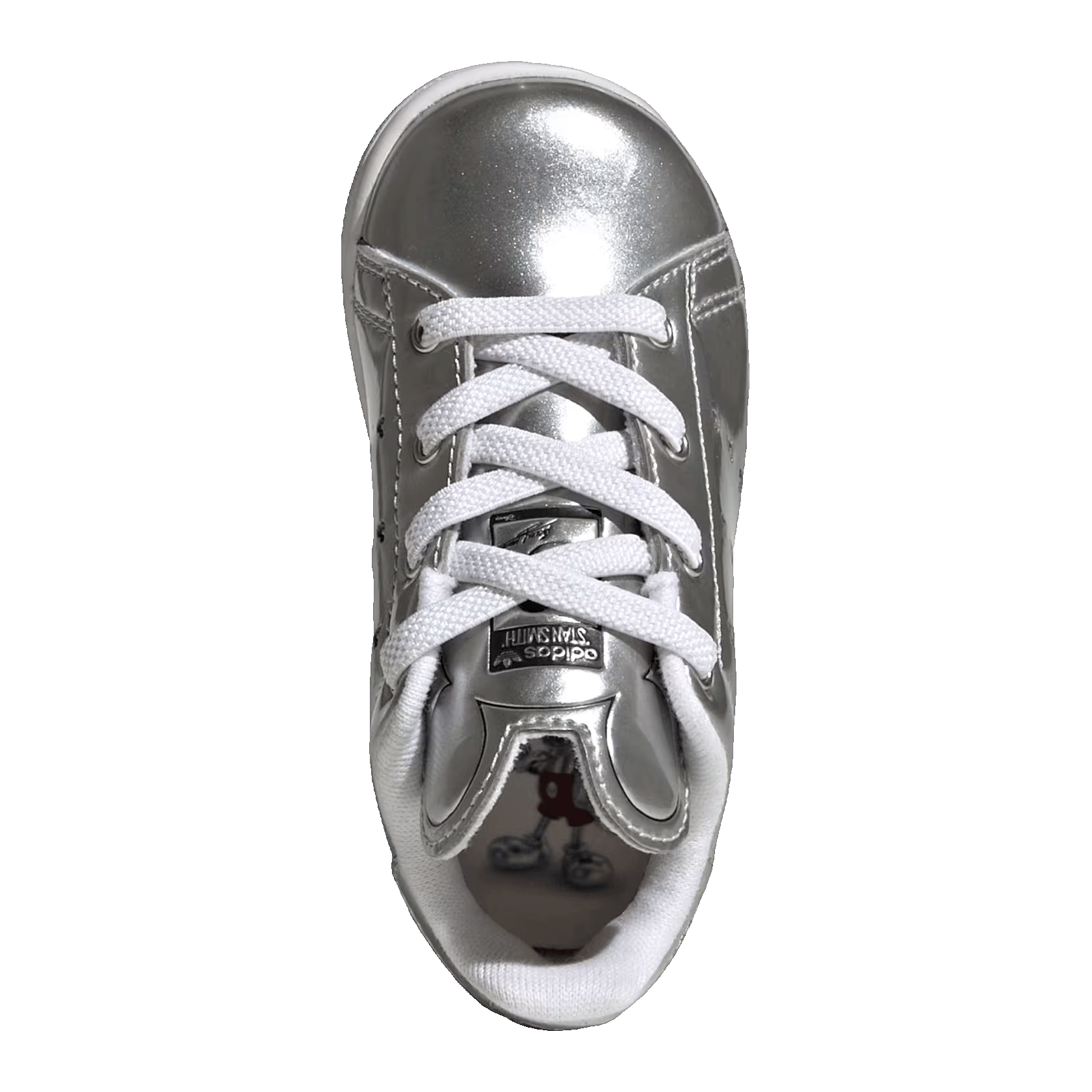 adidas Stan Smith Disney Mickey Mouse Silver Metallic (GS) Oben