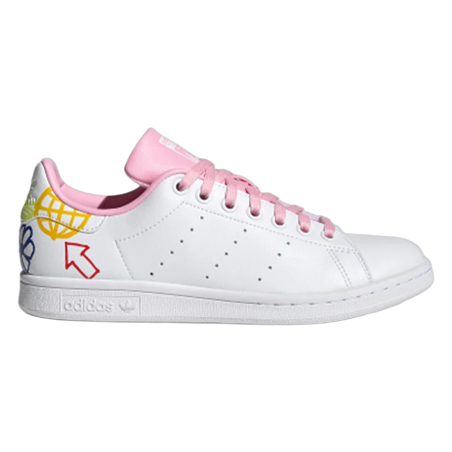 adidas Stan Smith Doodle White Pink (W) FX5680