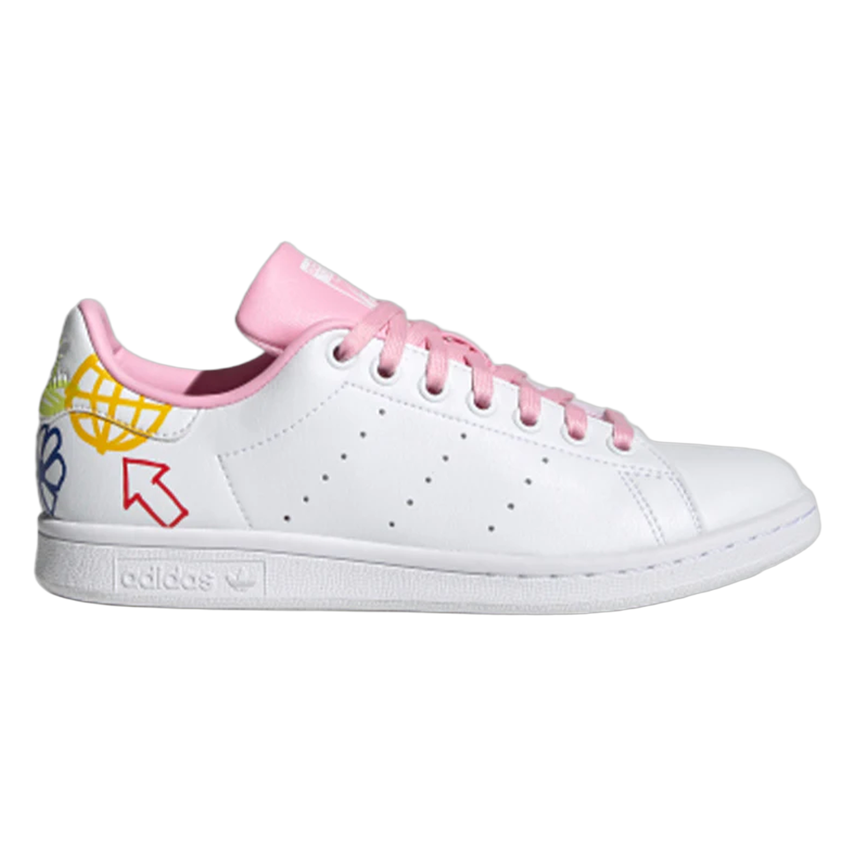 adidas Stan Smith Doodle White Pink (W) FX5680