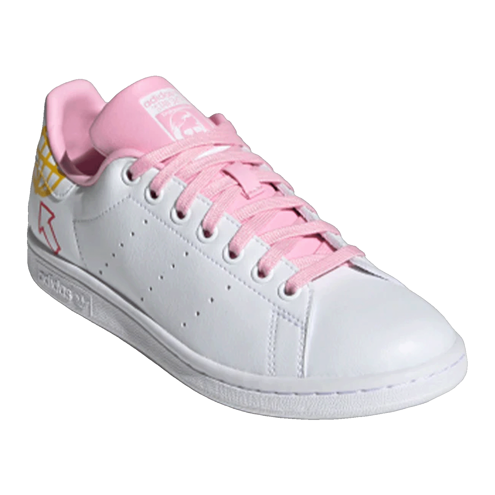 adidas Stan Smith Doodle White Pink (W) Side FX5680
