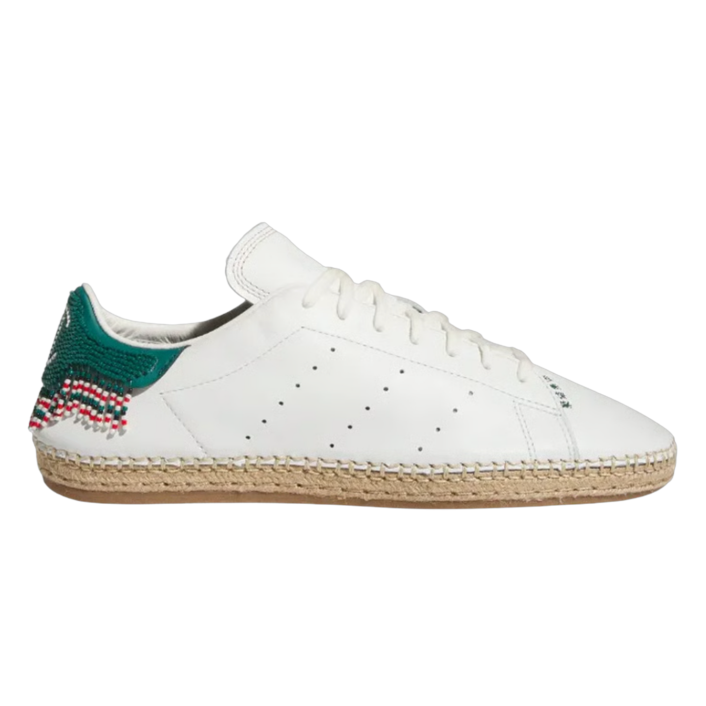 adidas Stan Smith Espadrille CLOT By Edison Chen White Green Beads JR9373