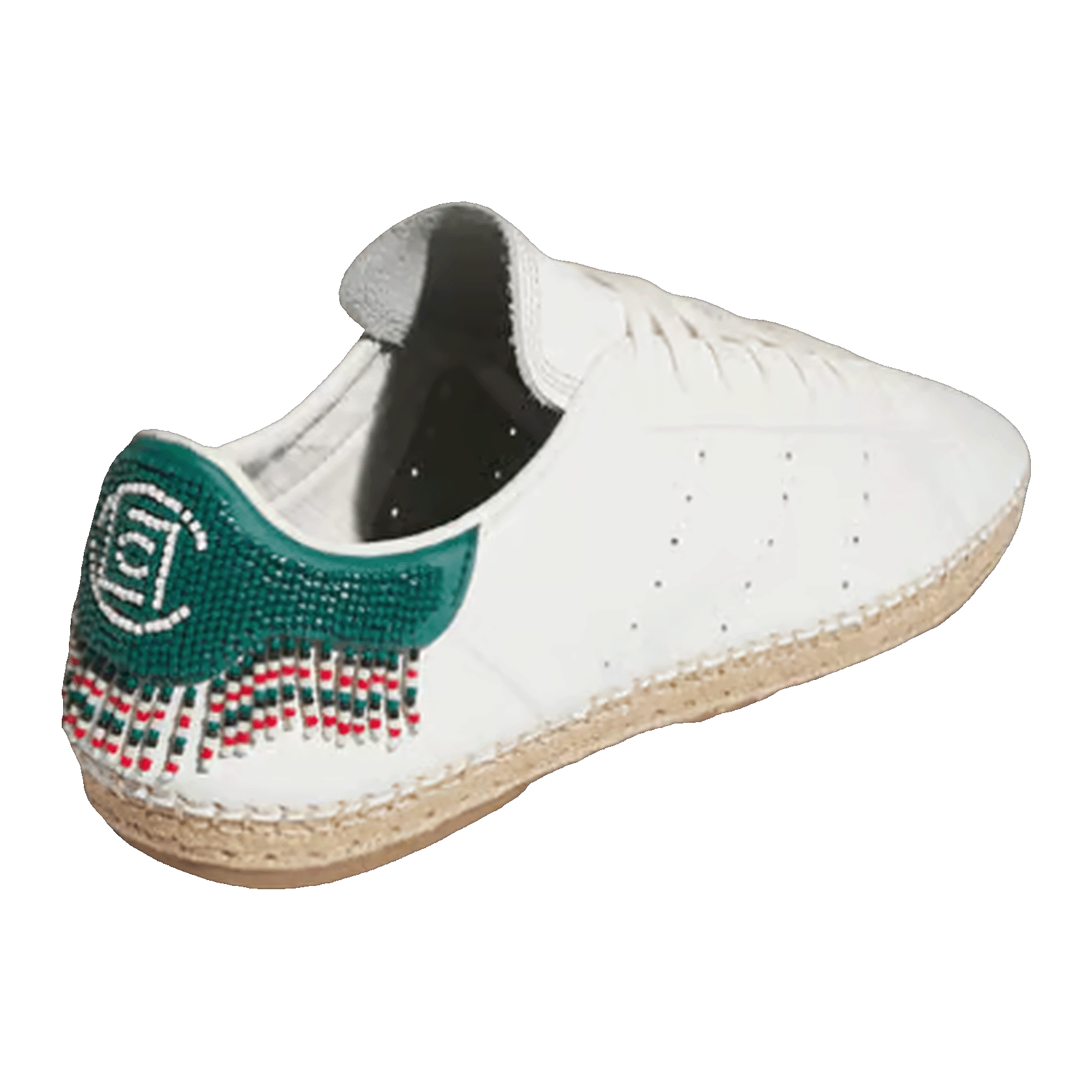 adidas Stan Smith Espadrille CLOT By Edison Chen White Green Beads Back JR9373